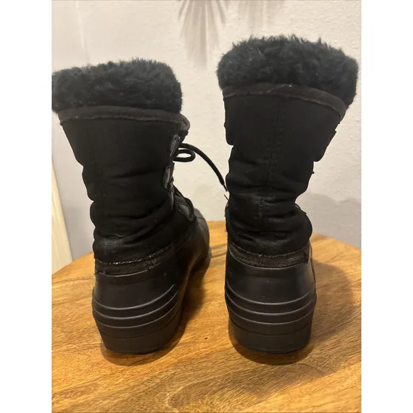 Sorel Women's Kaufman Canada Rubber Nylon Winter Felt Lined Snow Boots‎ Size 10 - Image 3