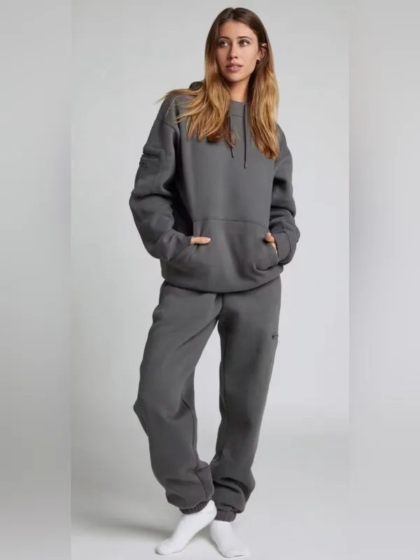 Comfrt NWOT Airplane Mode Travel Sweatpants Steel Grey Size S Unisex - Image 4