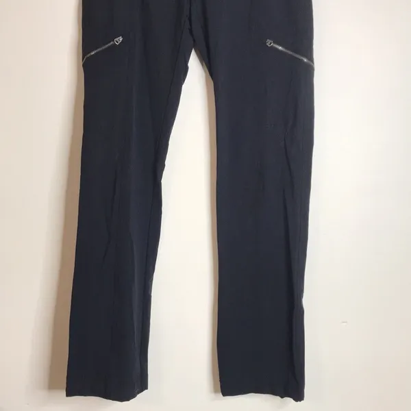 Athleta Metro jogger Pants Women's Straight Leg Zipper Pockets Black‎ Size 0 - Image 3
