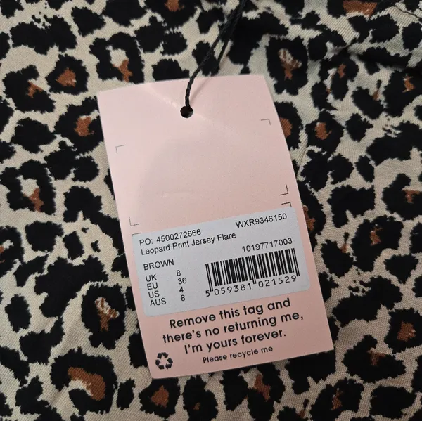 Missguided Leopard Print Flared Pants - Image 3
