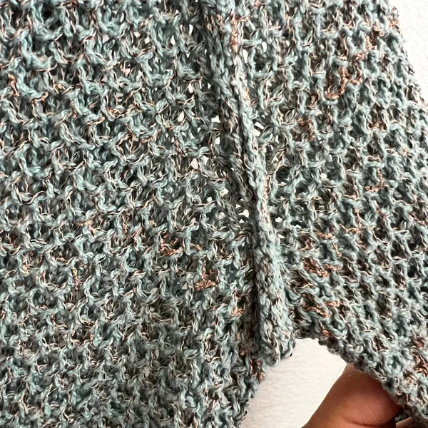 Free‎ People Crochet Sweater Oversized Bohemian Boho Festival Small - Image 8