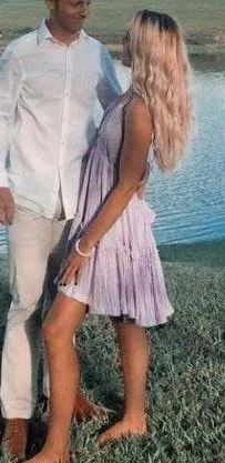 As you go Purple Sun Dress️ - Image 2