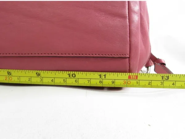 Coach Chelsea Reese Convertible Satchel 17803 Pink Leather Shoulder Bag Purse - Image 8