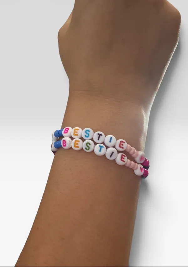 Rainbow Beaded Friendship Bracelet Set Of 2 Multiple - Image 2