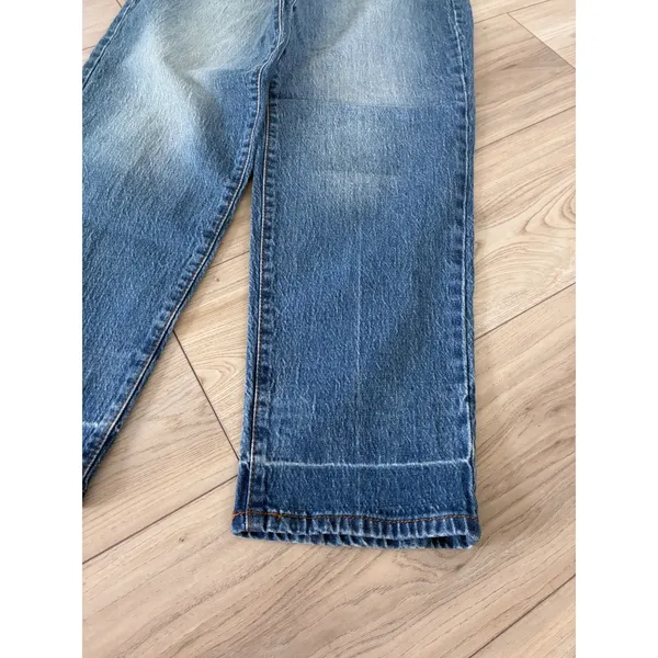 Universal Thread Vintage Straight Leg Jeans Medium Wash Blue Denim Size 0/25R - Image 2