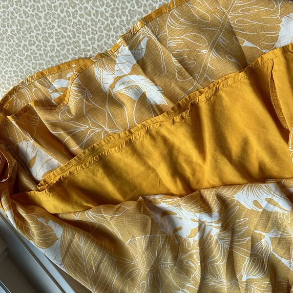 Lulus Open Back Golden Yellow Long Maxi Dress with Flutter Sleeves size S - Image 12