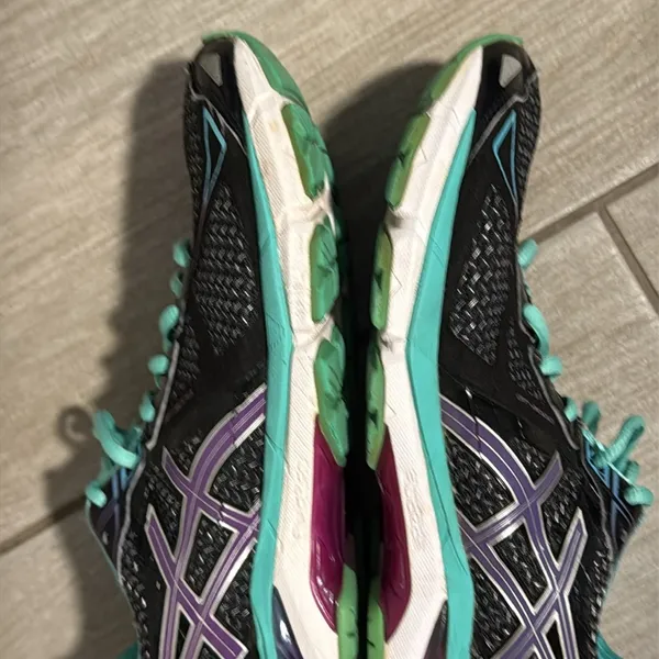 ASICS GT-2000 3 Women's Running Shoes Black Teal Purple‎ T550N Size 9 - Image 11