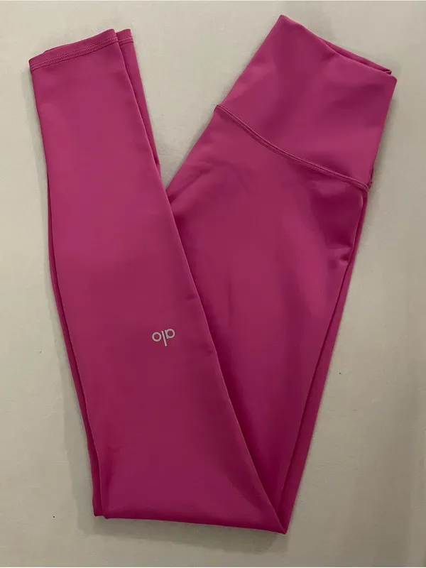 Alo Yoga Airlift High Waist Pink Leggings Size M - Image 8