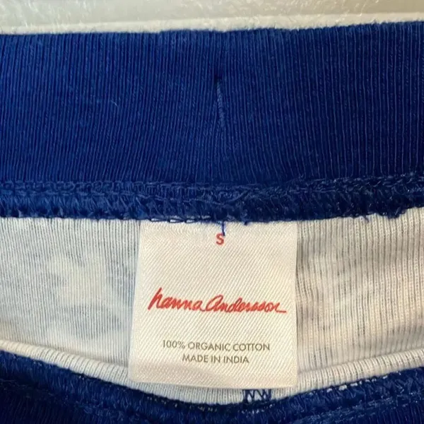 Hanna Andersson Snowflake Pajama Pants Size Small Christmas Holiday #786 - Image 3