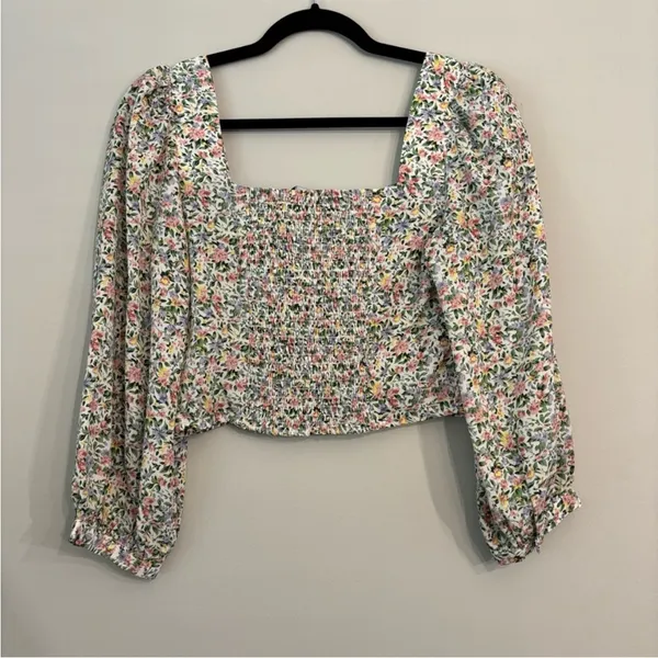 Lulus Even Sweeter Floral Print‎ Crop Top Xsmall - Image 8