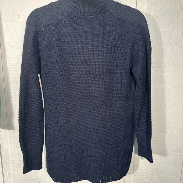 RDI Navy Blue Quarter Zip Sweater Size Small NWT - Image 9