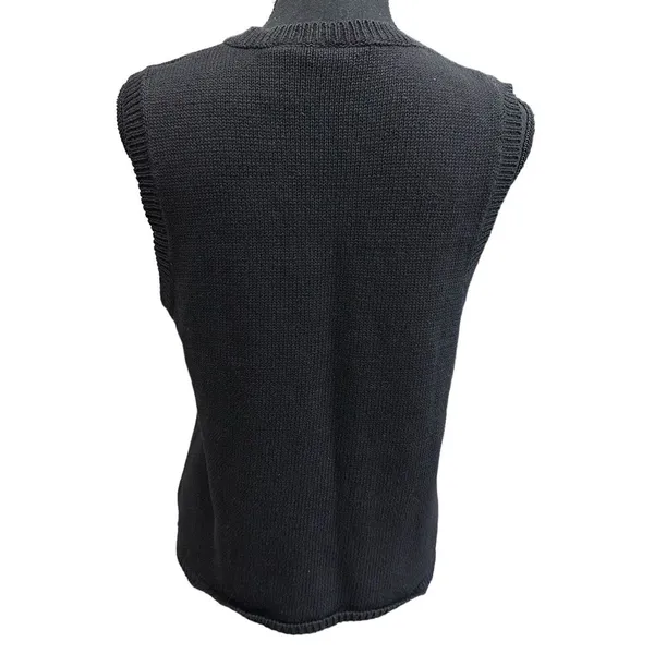 Vintage Cat Sweater Vest Capacity Women's Size Petite Medium ( MP‎ ) - Image 7