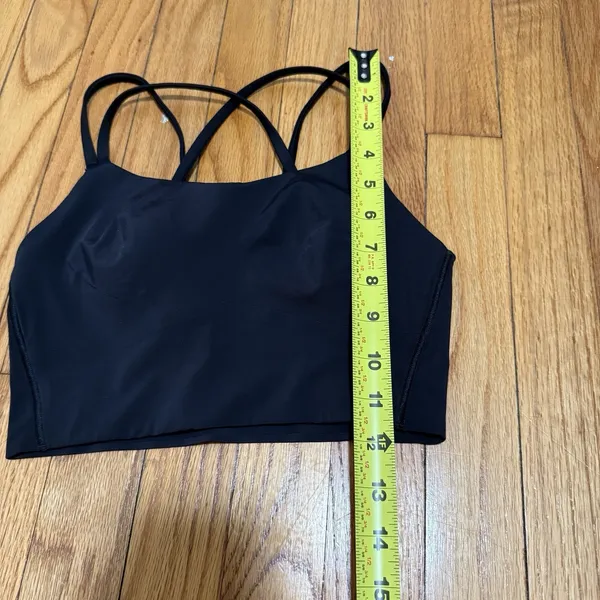 Lululemon Like A Cloud Longline Light Support Black Sports Bra - Image 4