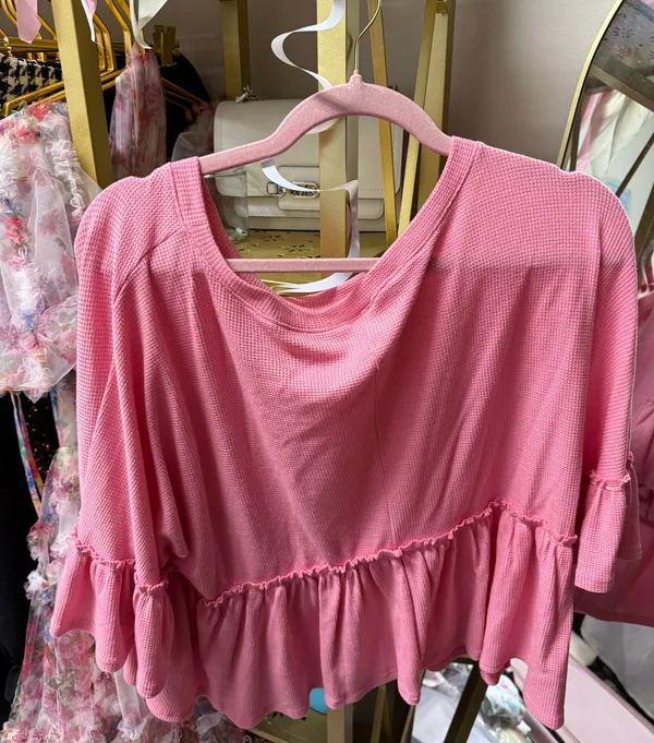 Altar'd State Arula Pink Top - Image 2
