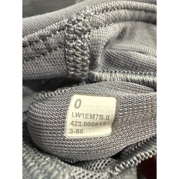 Lululemon Wunder train Tank Top Grey High‎ Neck Racerback Size 0 - Image 5
