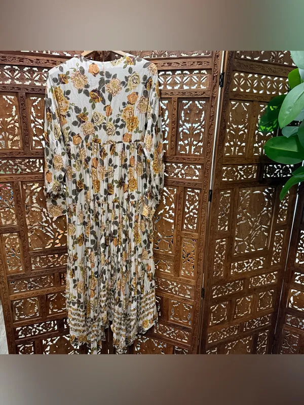 NWT free people rows of roses maxi dress - Image 10