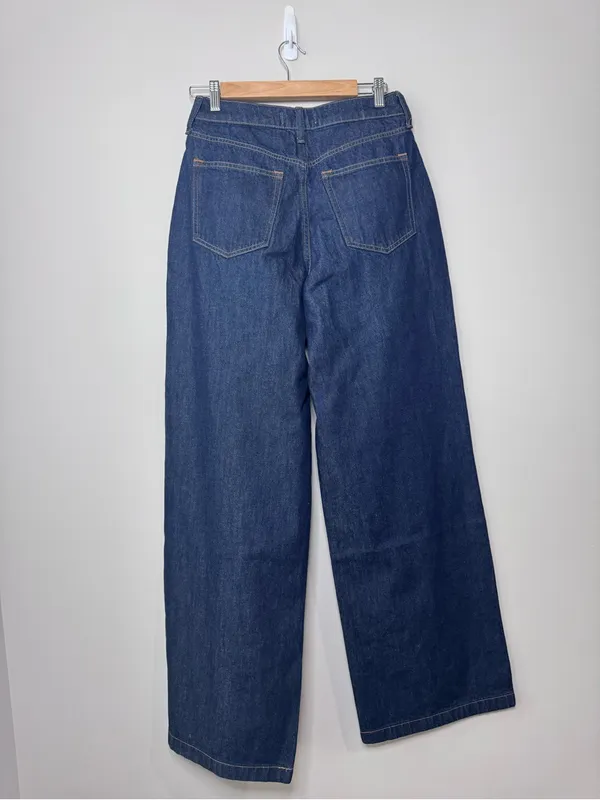 Abercrombie and Fitch High Rise Wide Leg Trouser Pant - Image 9