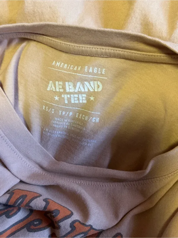 American Eagle Grateful Dead Pumpkin Patch Bears Graphic Band Tee XS Oversized - Image 2