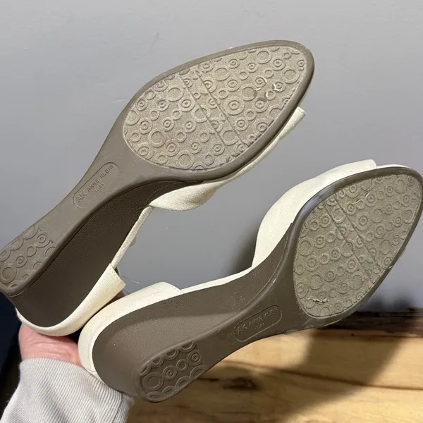NEW ANNE KLEIN Tatiana Wedge Sandal Size 8.5 B75‎ - Image 7