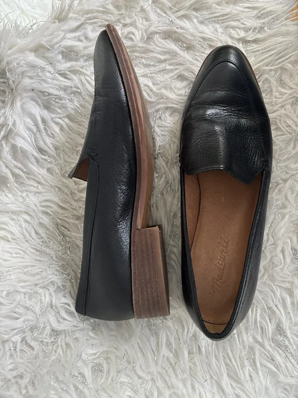 Madewell Frances Loafer Black Leather Slip On Shoes H2419 Womens 8 - Image 10