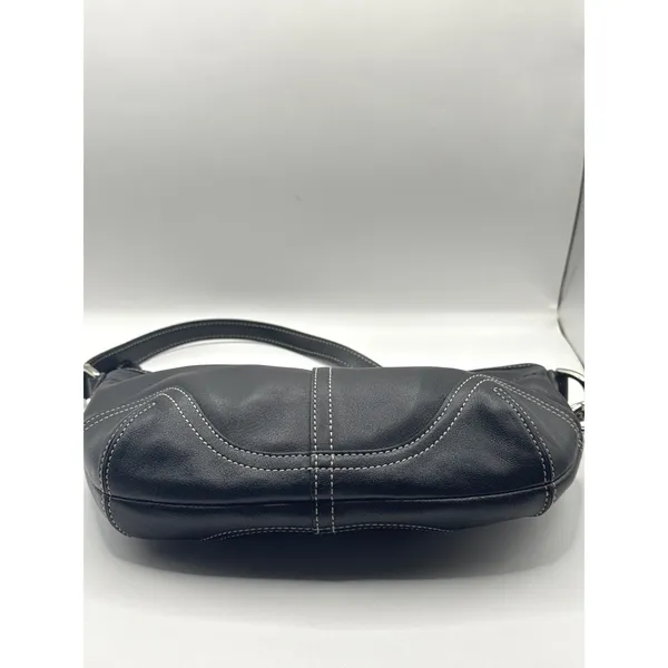 Coach Soho Black‎ Leather Small Hobo Shoulder Bag Purse N0 E043-4283 - Image 11