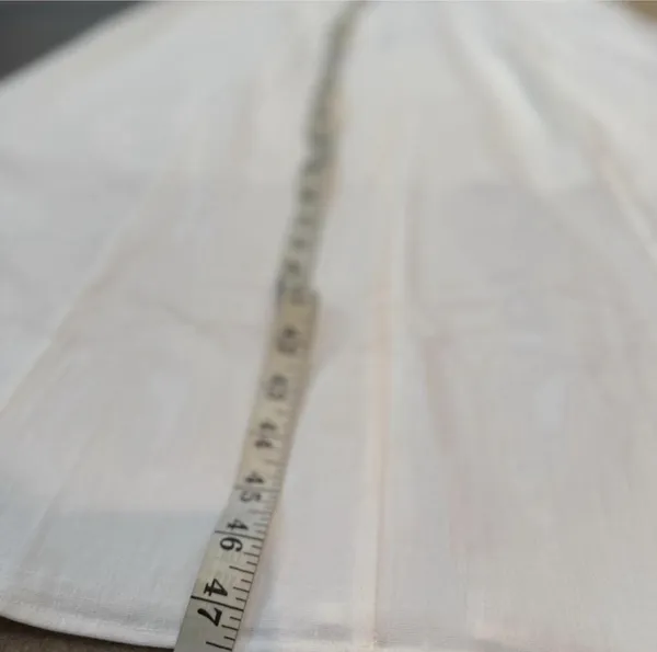 Zara Off White Sleeveless Midi Dress Size M - Image 6