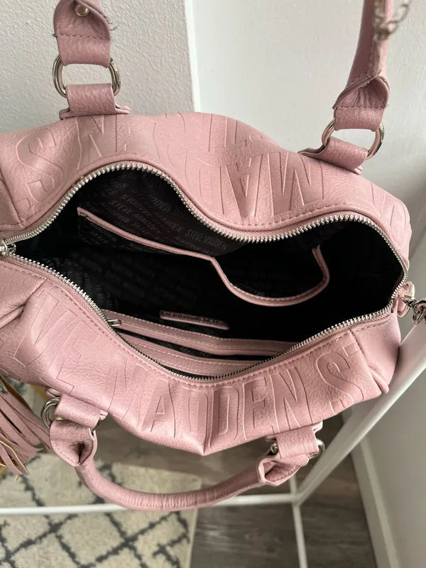 Steve Madden Shoulder Bag Pink Mauve - Image 5