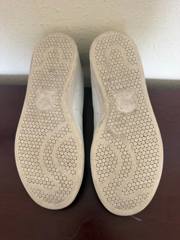 Adidas Stan Smith White Green Sneakers Women’s Size 8 - Image 6