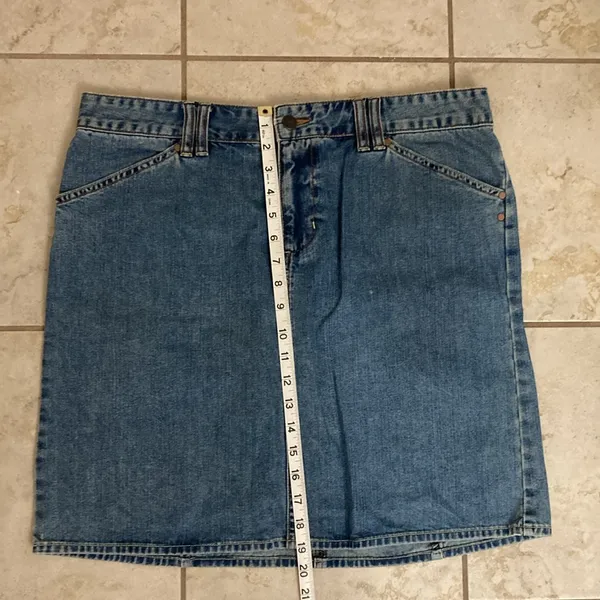 Old Navy Y2K Low Rise Denim Skirt - Image 7