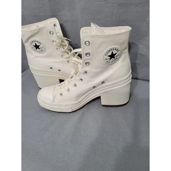 Converse Chuck 70 De Luxe Heel Hi Platform, A05348C Size Women’s 11.5 Cream - Image 5