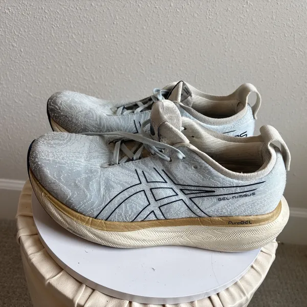 Asics Gel Nimbus 25 Nagino Womens Size 9.5 Blue Athletic Shoes Sneakers 1012B491 - Image 2