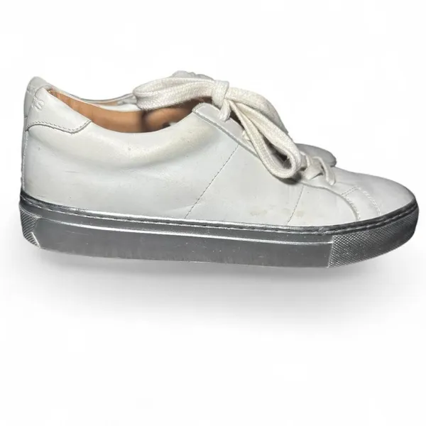 GREATS Royale Leather Sneakers White Made in Italy Women’s 8 Lace Up Casual - Image 2