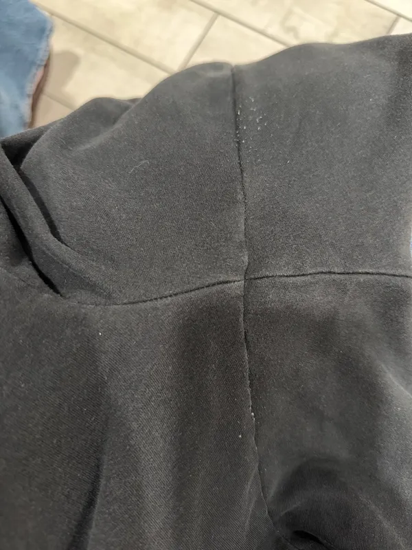 PINK Victoria's Secret Black Jogger Sweatpants with Pink Logo Patch - Image 6