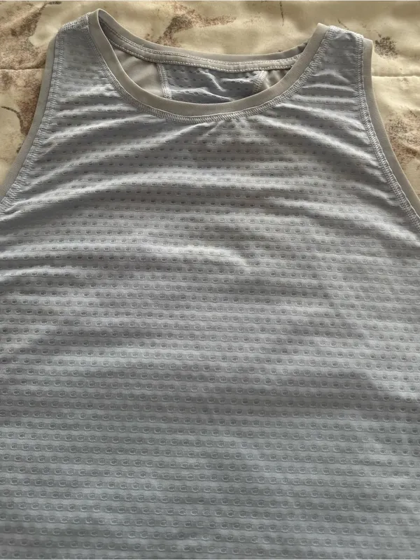 MAS Intimates Light Blue raceback Sleeveless Athletic Tank Top size S athleisure - Image 7