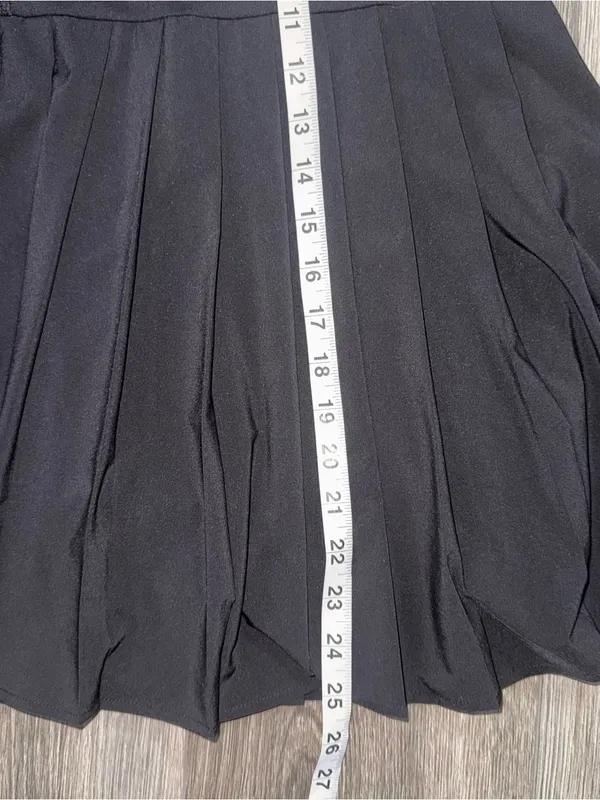 Love & Sports Sleeveless Tennis Dress Pleated Mini Size Medium - Image 5