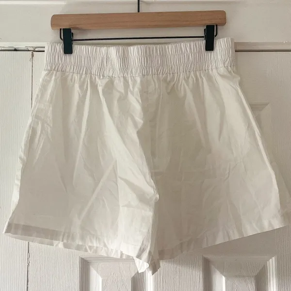 White Fox White Cotton Shorts‎ NWOT Size XL - Image 3