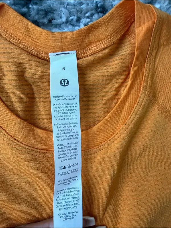 Lululemon Swiftly Tech Cropped Short Sleeve - Image 3