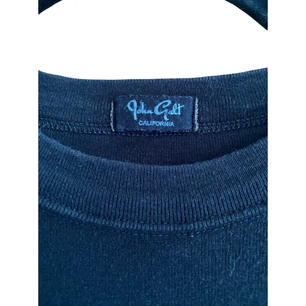 John Galt Scallop Edge Cropped Cotton Baby Tee Size XXS - Image 4