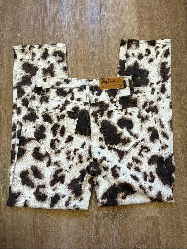 Kensie The Ella High Rise Straight Vintage Luxe Jeans - Image 3