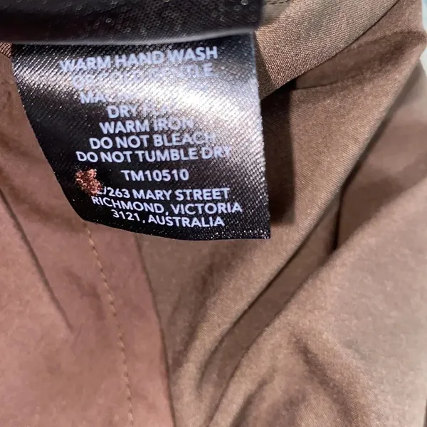 Tiger Mist. Brown shirt dress size xsmall new with tags - Image 10
