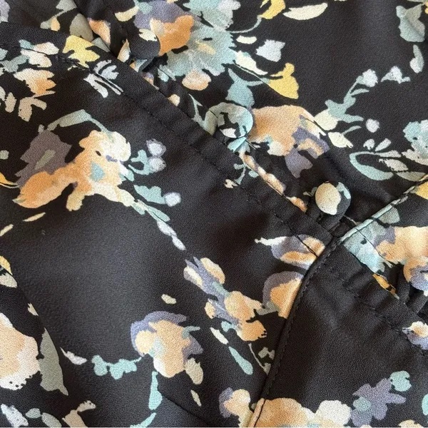 ABERCROMBIE & FITCH Women’s Long Sleeve Floral Mini Dress‎ Size Large Like New - Image 3