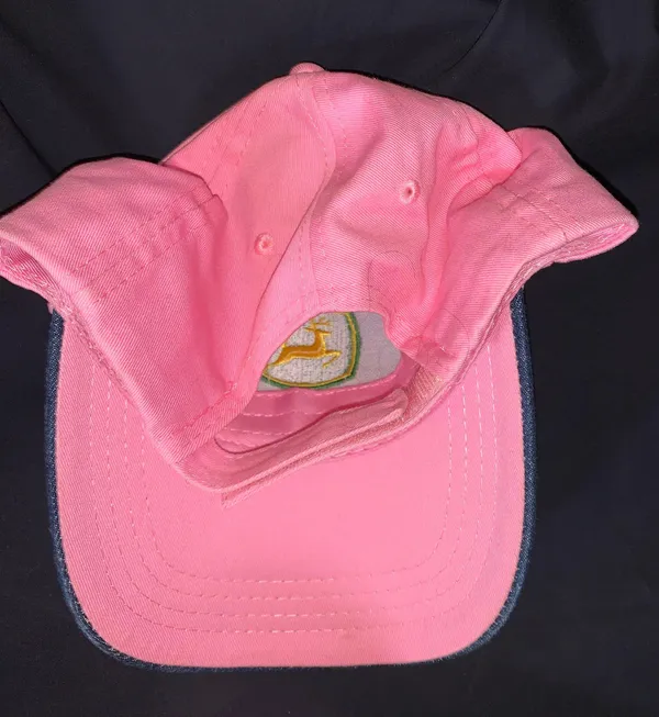 Jean & Pink John Deere Hat  - Image 3
