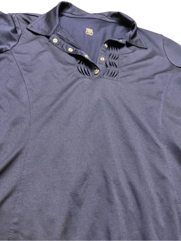 💙⛳ Tail Golf Performance Polo‎ Shirt Medium Athletic Snap Front ⛳💙 Blue - Image 3