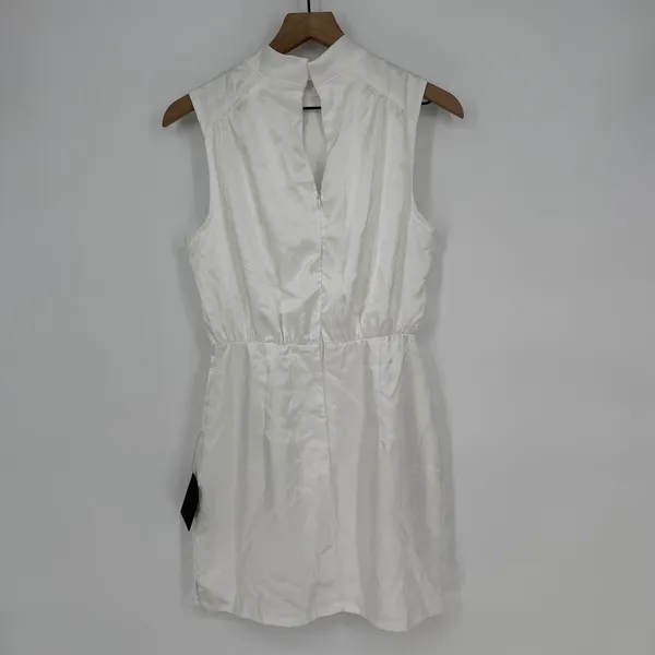 Lulus White Mock Neck Sleeveless Mini‎ Dress Party Cocktail NWT Medium - Image 12