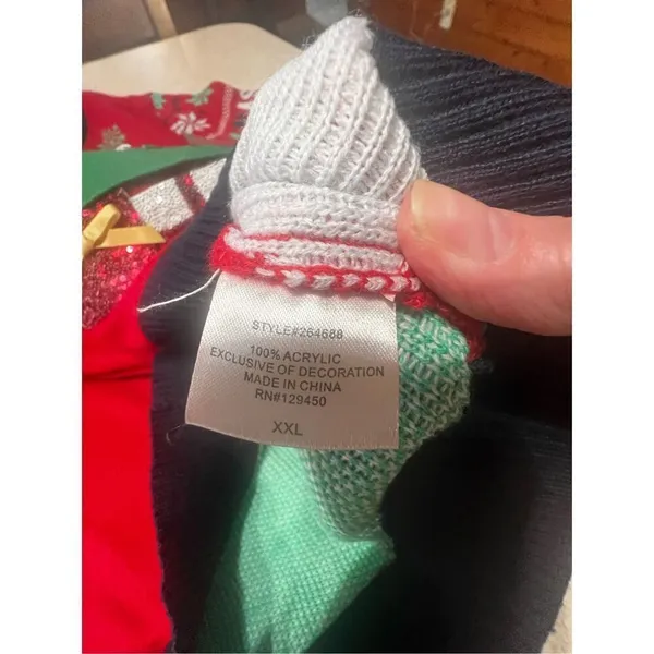 Rockin Around Womans Xmas Sweater Sz XXL NWT - Image 5