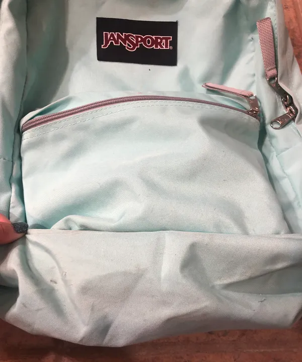 Jansport Backpack Light Teal/Blue - Image 5