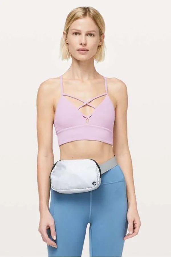 Lululemon Expand Your Limits Bra Nulu Minimal Support In Antoinette Sz 2 - Image 2