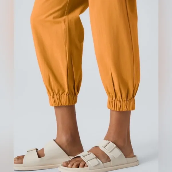 HALARA Rising Sun Orange Jogger Pants - Image 5