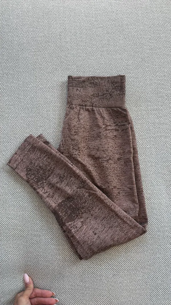 NVGTN Seamless Leggings brown print - Image 6