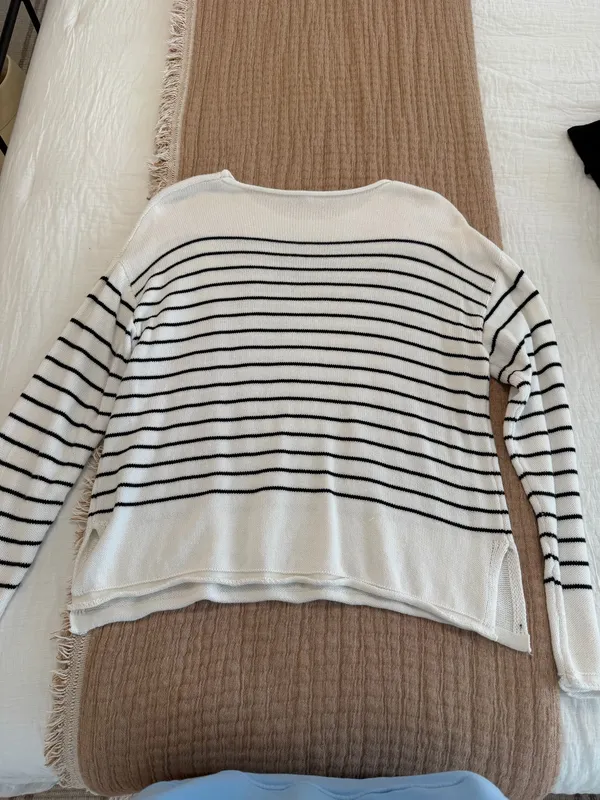 Wishlist Black & White Striped Sweater - Image 7